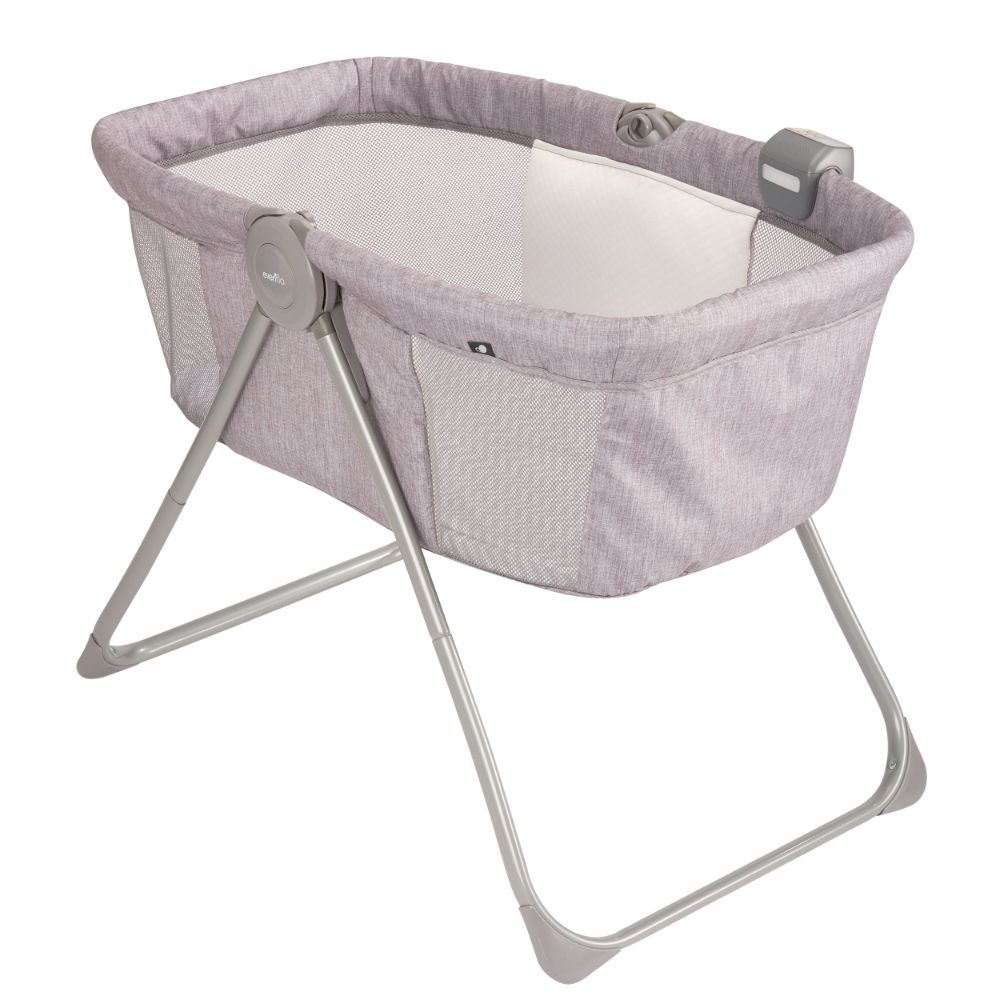 Evenflo - Loft Portable Bassinet - Chevron Melange