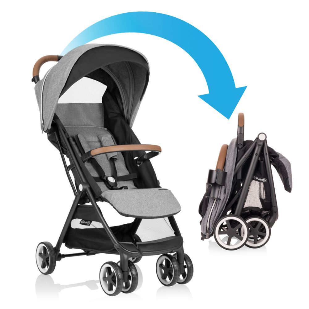 Evenflo - GOLD Otto Self-Folding Travel Stroller - Moonstone