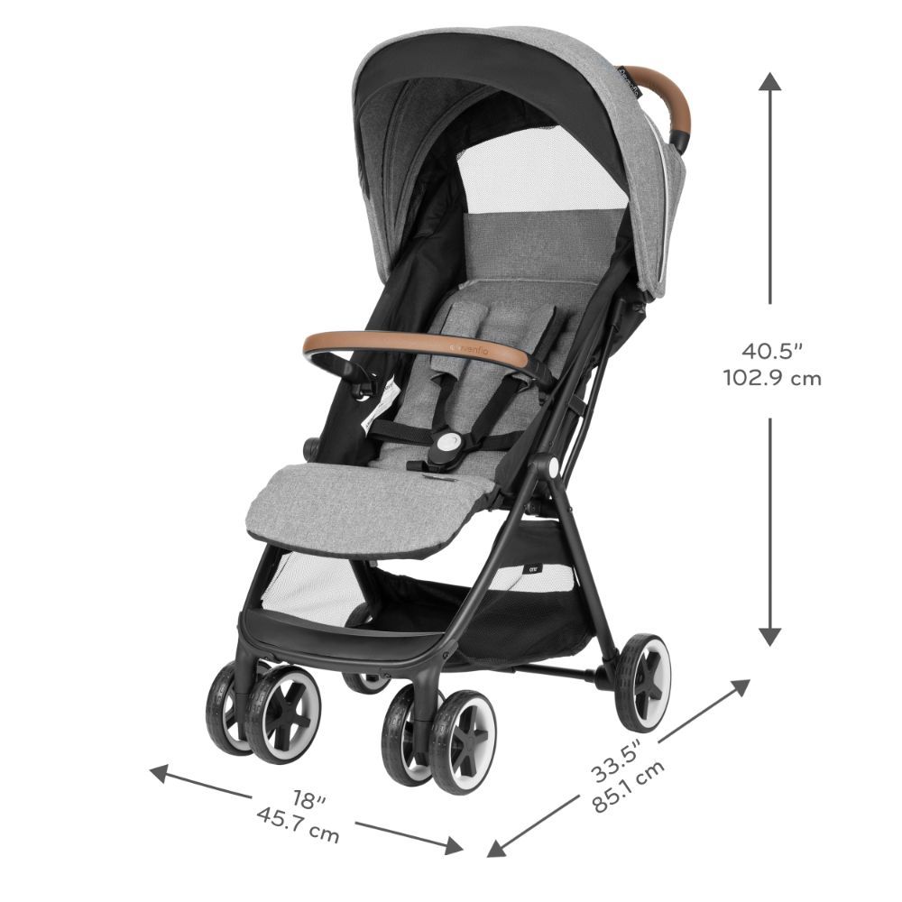 Evenflo - GOLD Otto Self-Folding Travel Stroller - Moonstone