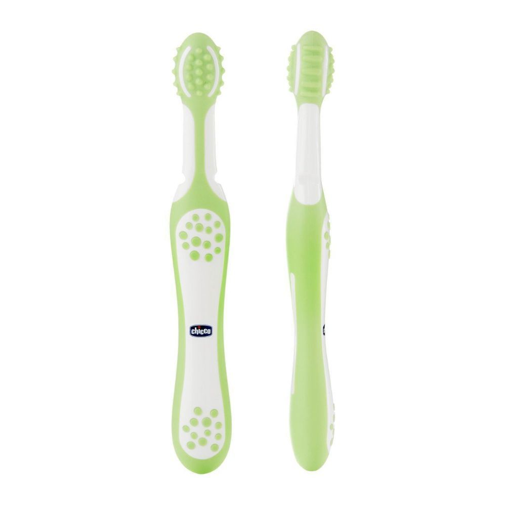 Chicco - Training Toothbrush Set - Green