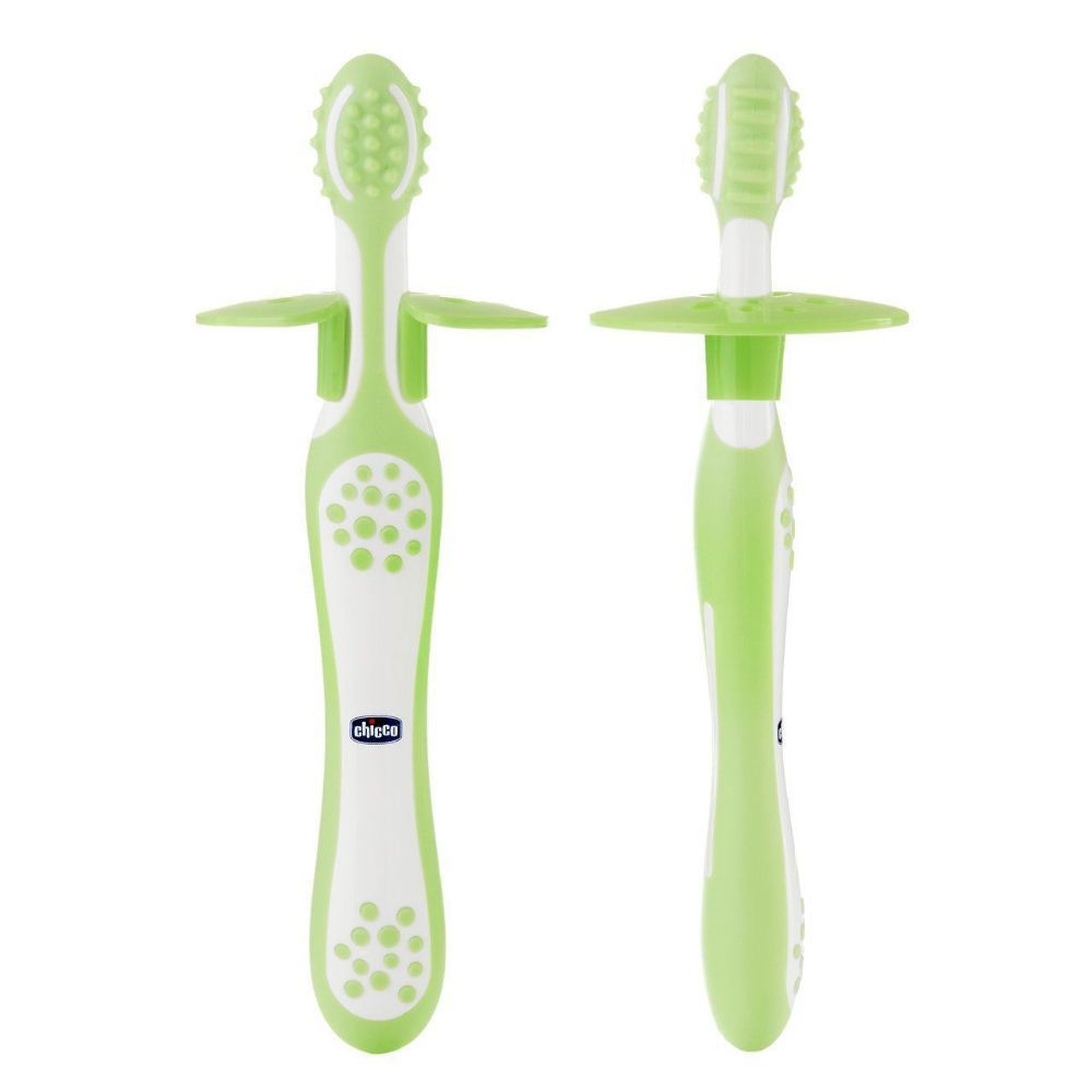 Chicco - Training Toothbrush Set - Green