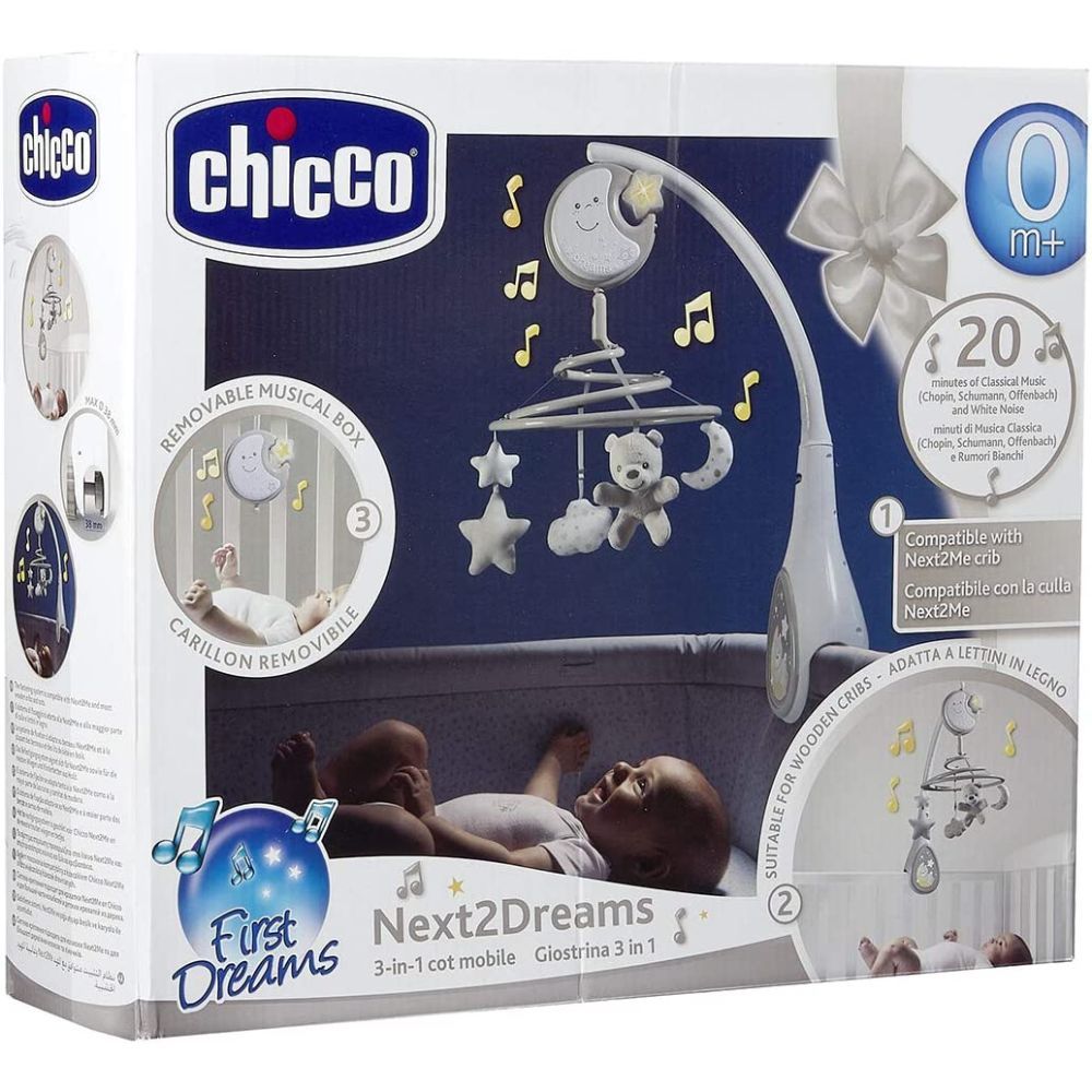 Chicco - Next2Dreams Cot Mobile - Neutral