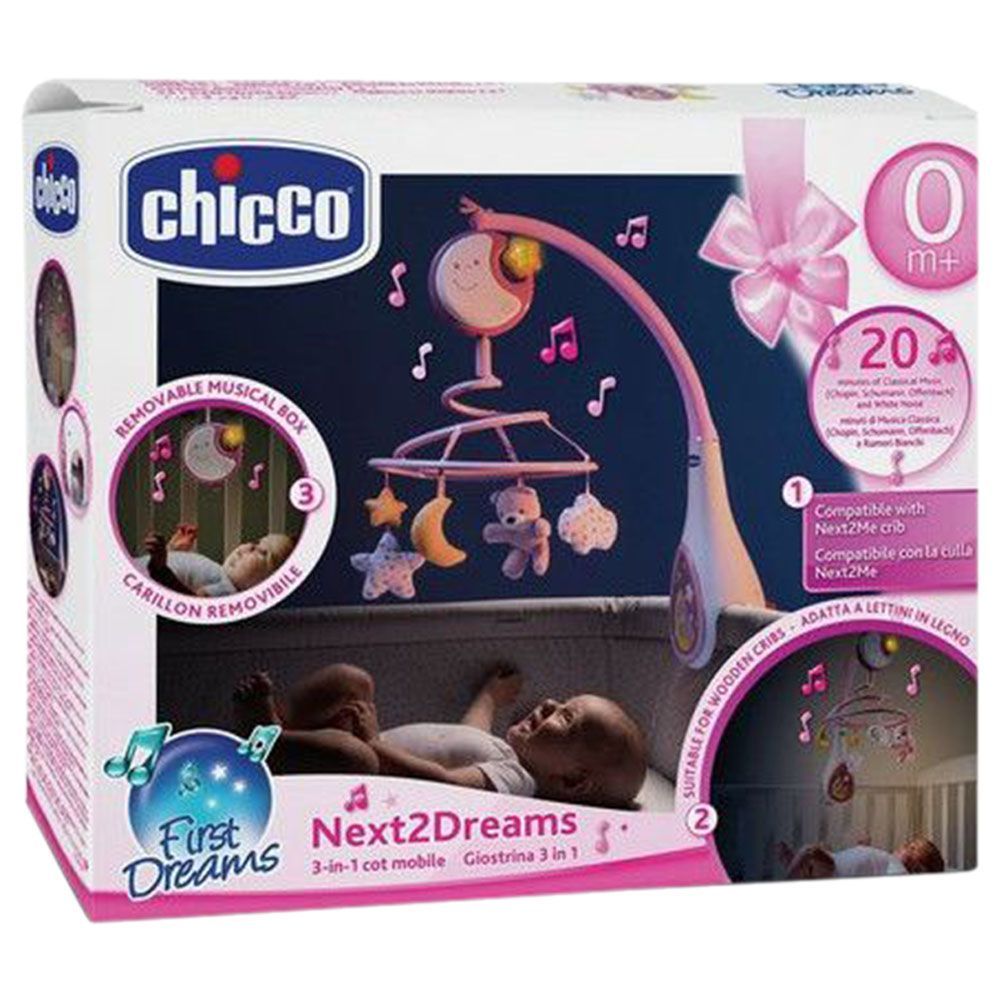 Chicco - Next2dream Mobile Cot Toy - Pink