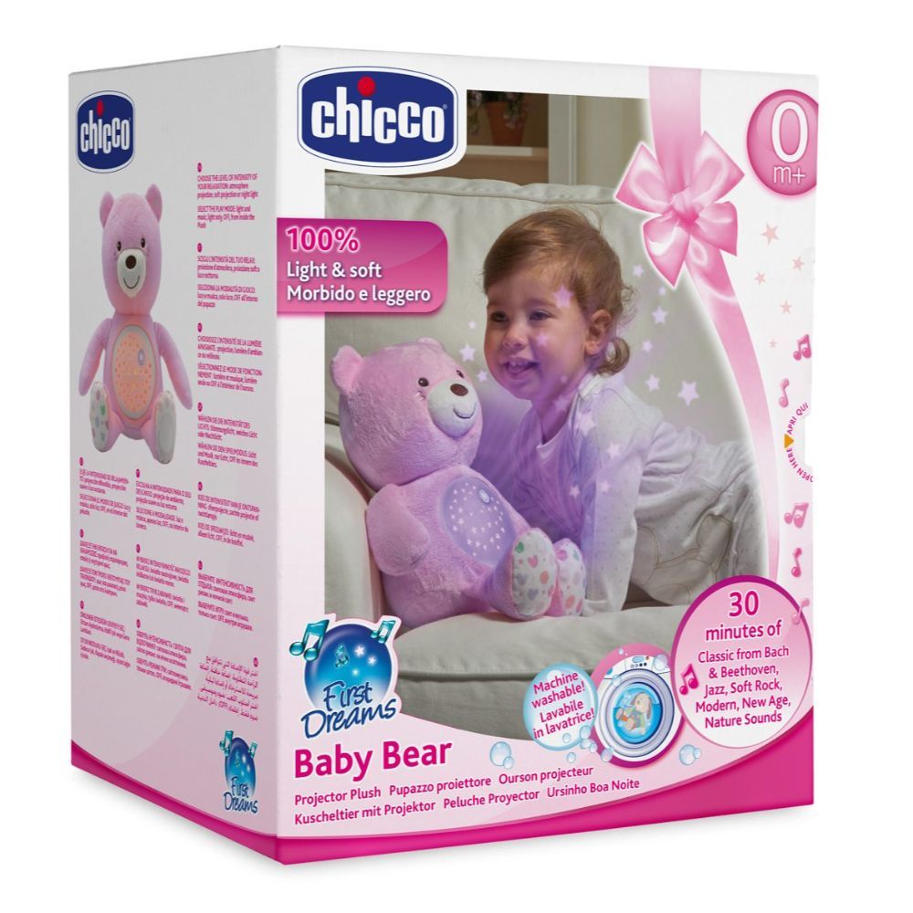 Chicco - First Dreams Baby Bear Toy - Pink