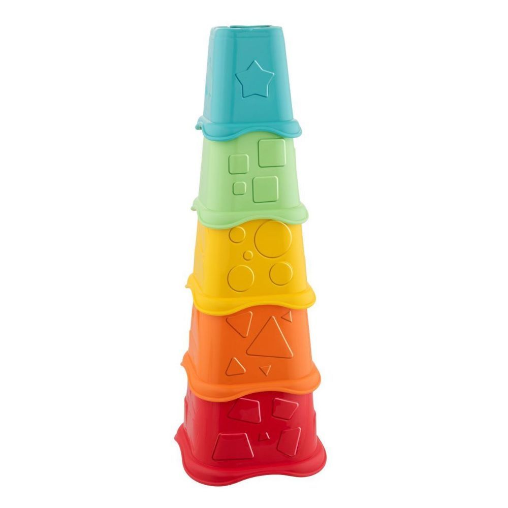 Chicco - ECO+ 2-in-1 Stacking Cups Sorter & Stacking Toy