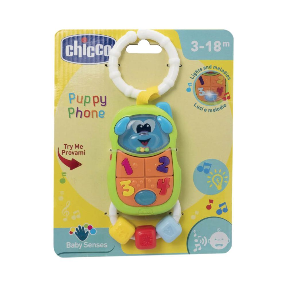 Chicco - Puppy Phone Plastic Rattle