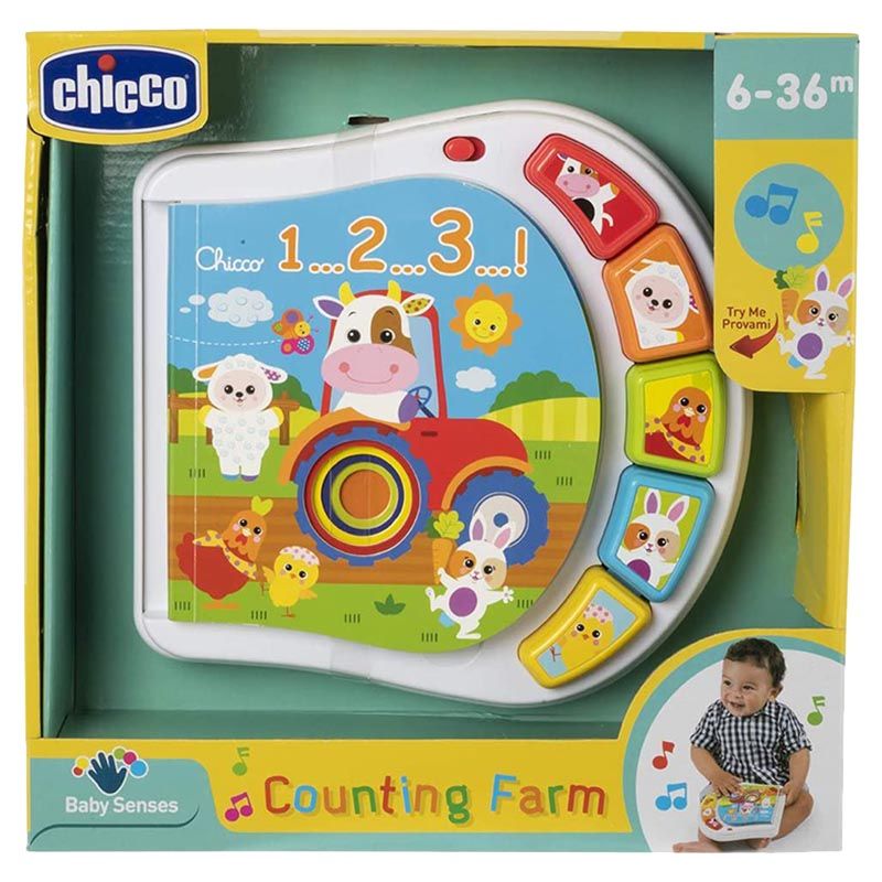 Chicco - Baby Senses Counting Farm Plastic First Toy