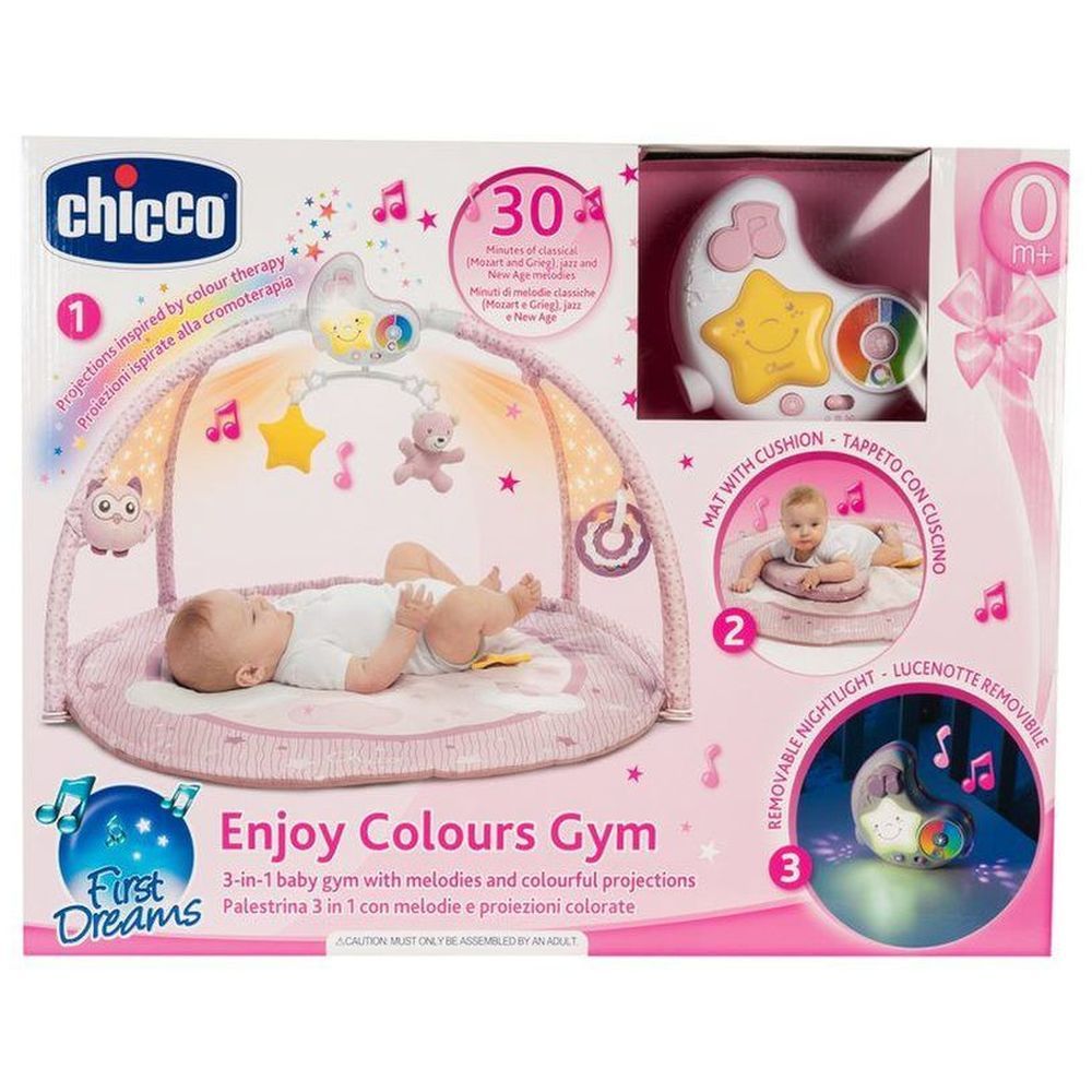 Chicco - Enjoy Colors Gym - Pink - 3-In-1