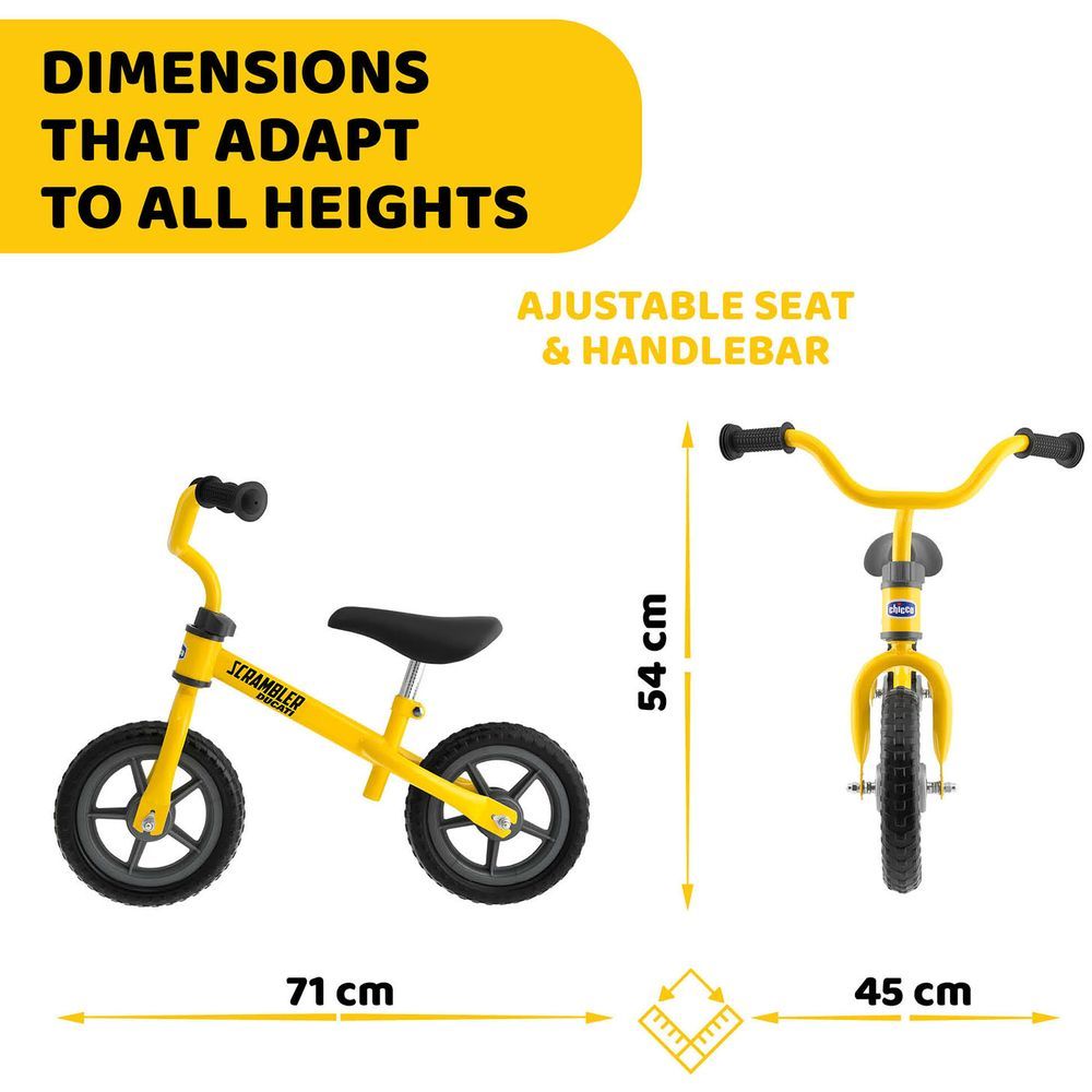 Chicco - Scrambler Ducati Balance Bike - Yellow