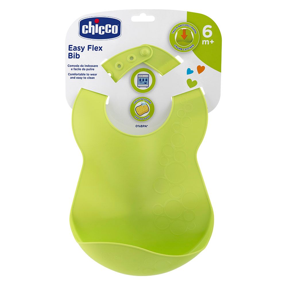 Chicco - Easy Flex Bib 6m+, Neutral