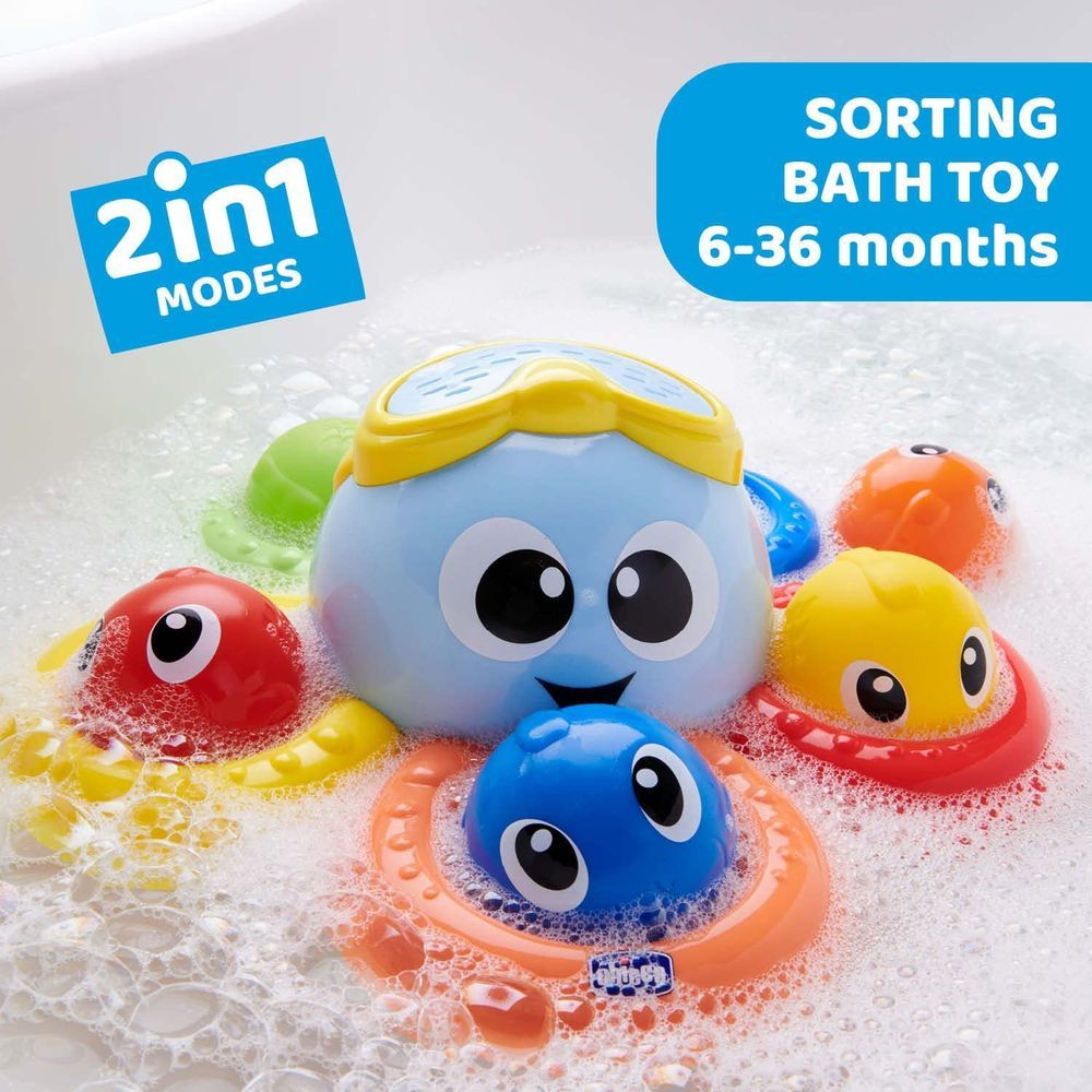 Chicco - Billy The Octopus Bath Toy