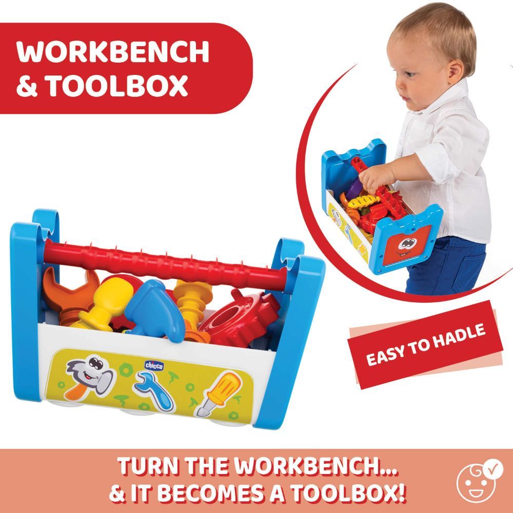 Chicco - Smart2Play Gear And Workbench - 2-In-1 