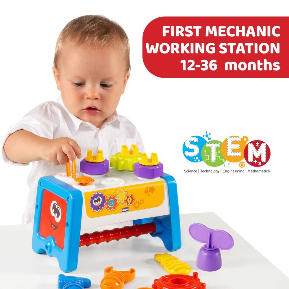 Chicco - Smart2Play Gear And Workbench - 2-In-1 