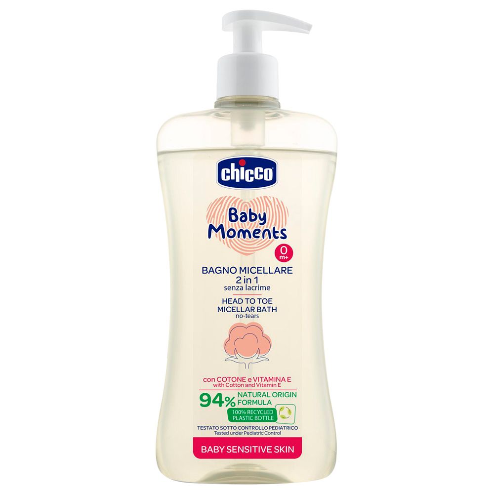 Chicco - Baby Moments Head To Toe Micellar Bath - 500ml