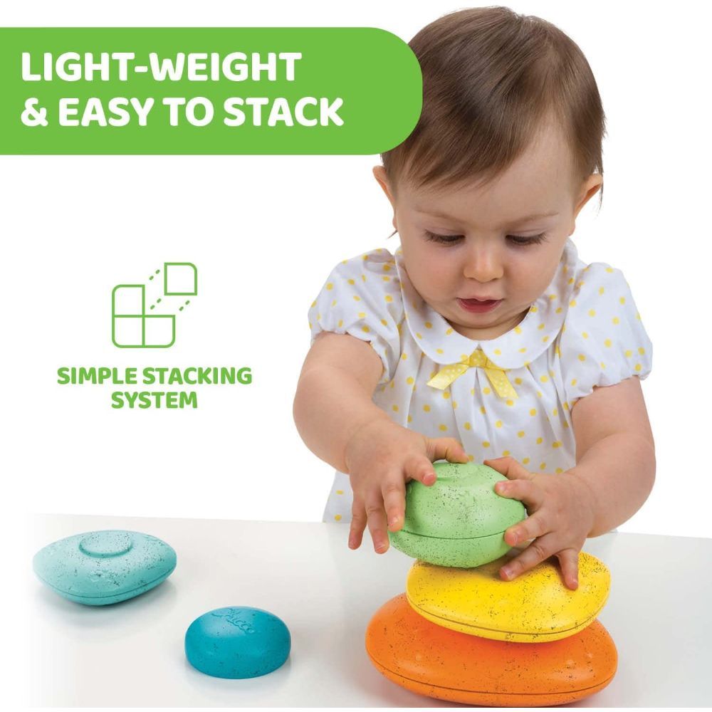 Chicco - ECO+ Stone Balance Sorter & Stacking Toy