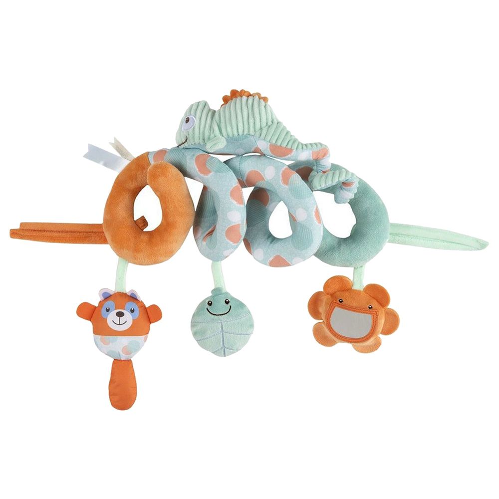 Chicco - Chameleon Activity Spiral Stroller Toy - Orange/Blue