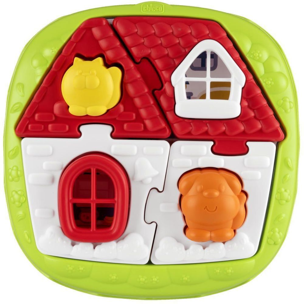 Chicco - 2-in-1 House & Farm Puzzle