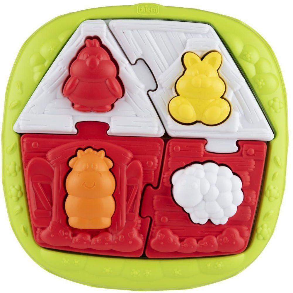 Chicco - 2-in-1 House & Farm Puzzle