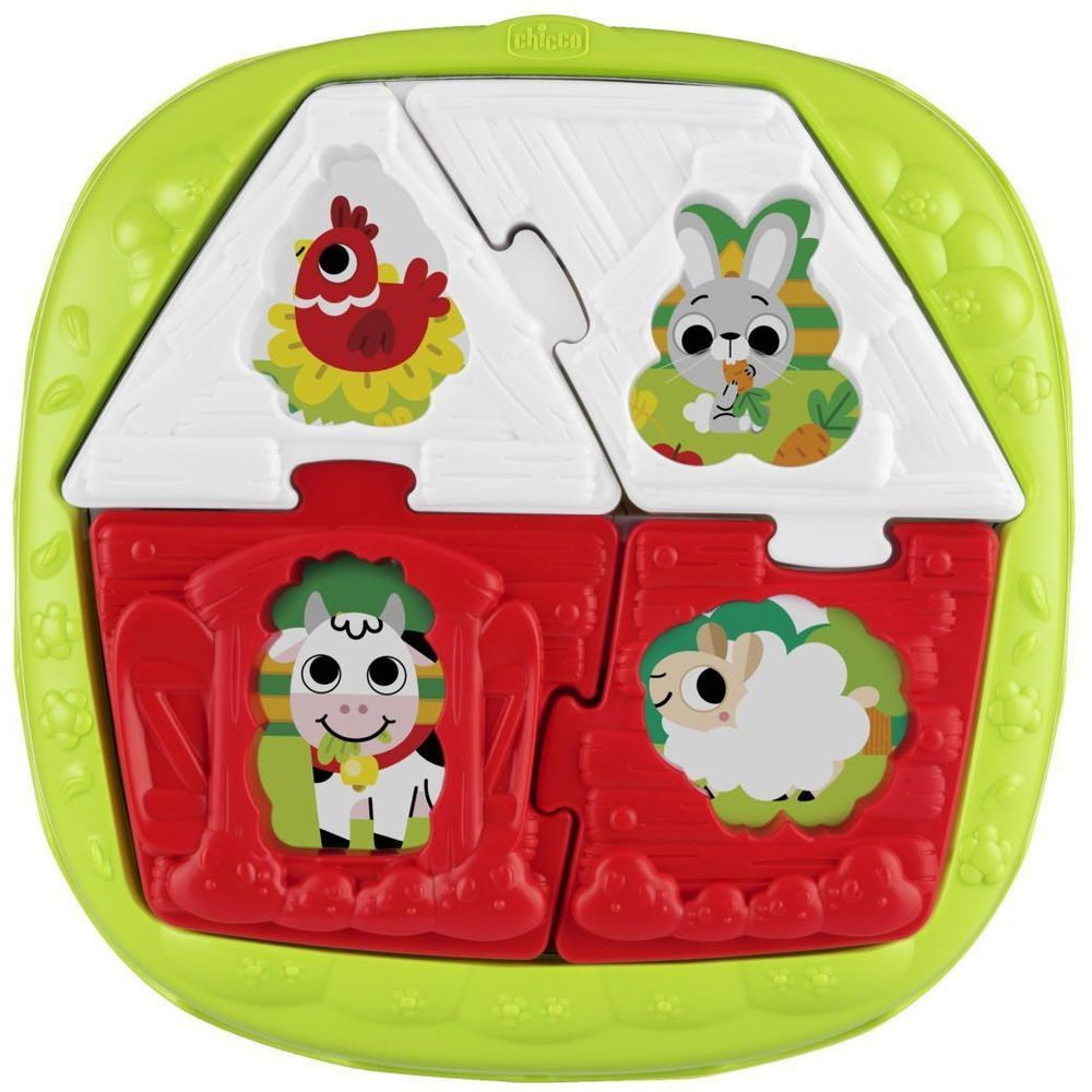 Chicco - 2-in-1 House & Farm Puzzle