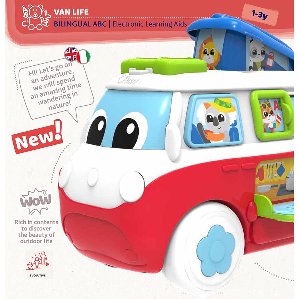 Chicco - Van Life Interactive Educational Toy - French/English