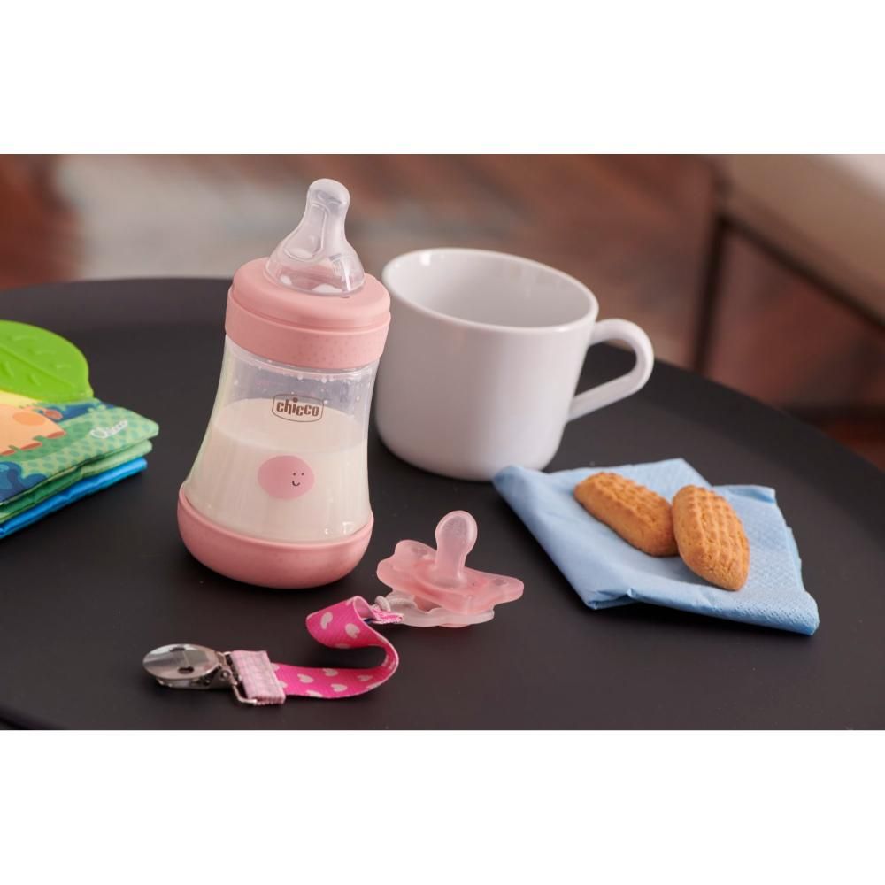 Chicco - Perfect 5 Baby Feeding Gift Set - Pink