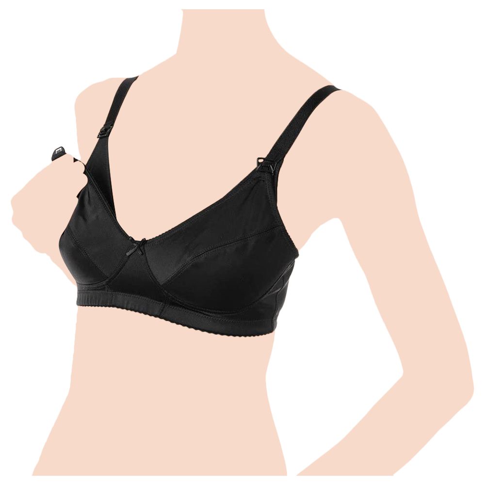 Chicco - Microfibre Nursing Bra - Black