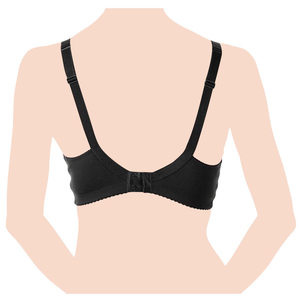 Chicco - Cotton Stretch Nursing Bra - Black