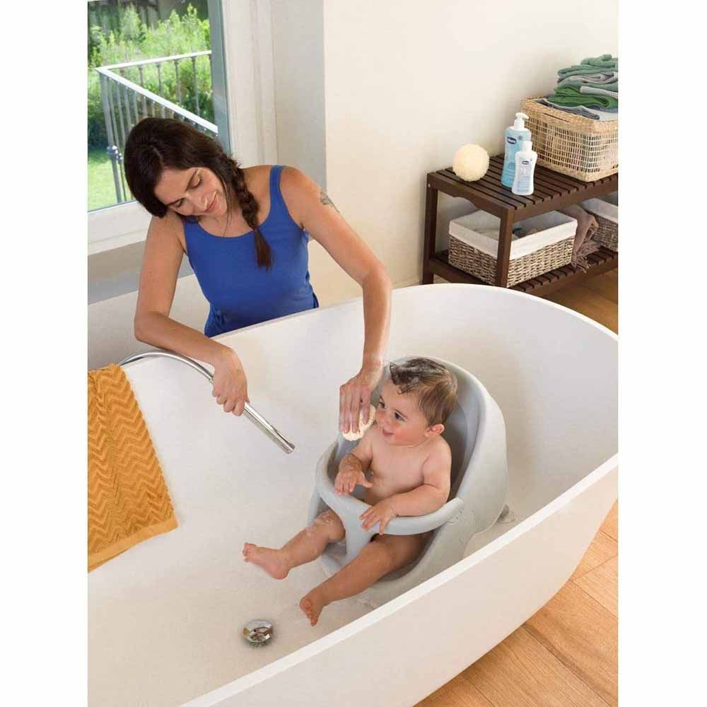 Chicco - Bubble Nest - Baby Bath Seat - Cool Grey