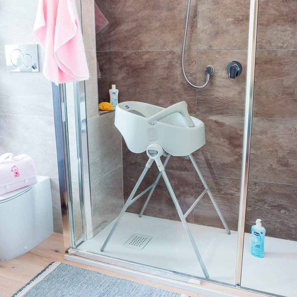 Chicco - Bubble Nest - Baby Bath Seat - Cool Grey