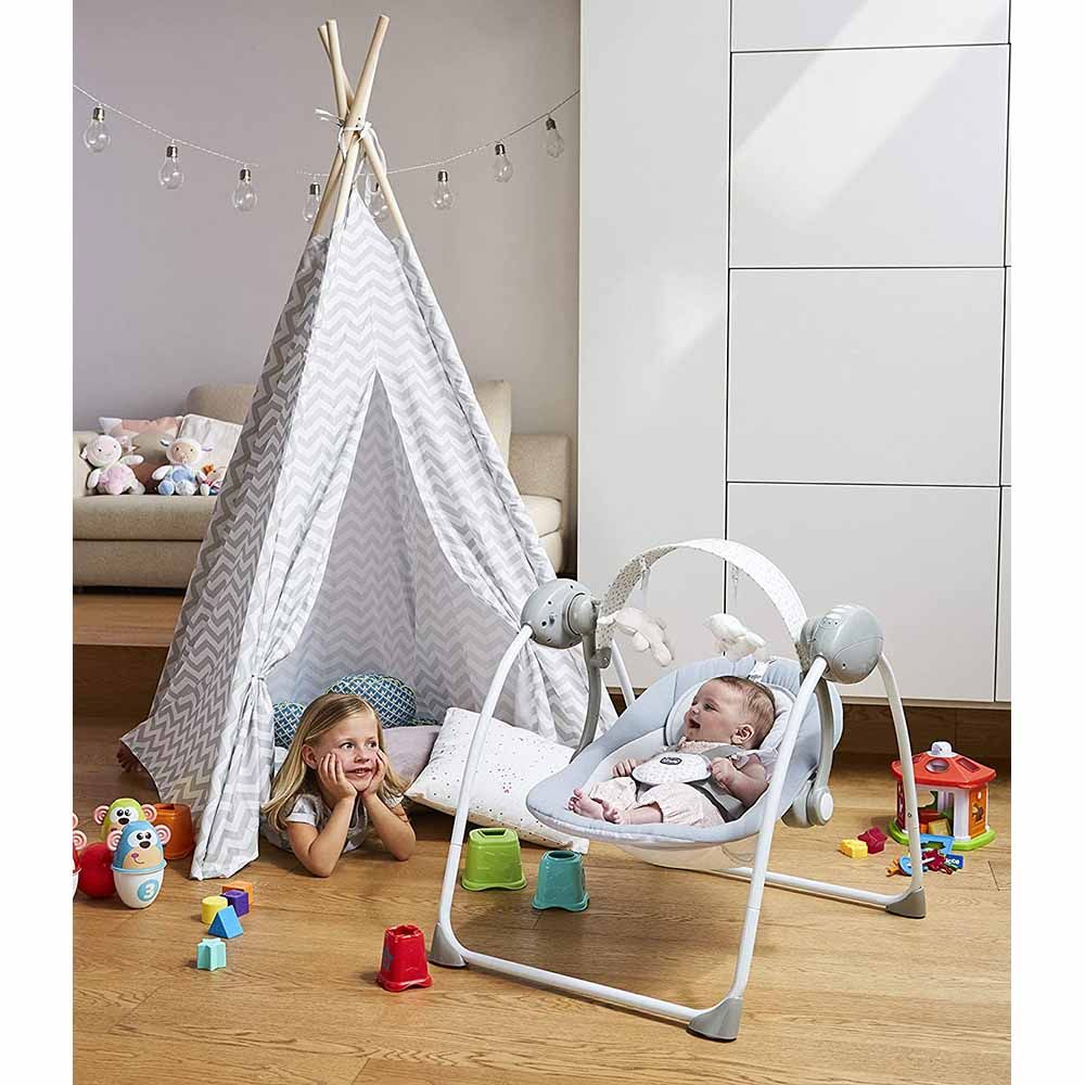 Chicco - Relax & Play Baby Swing 0-6m - Cool Grey