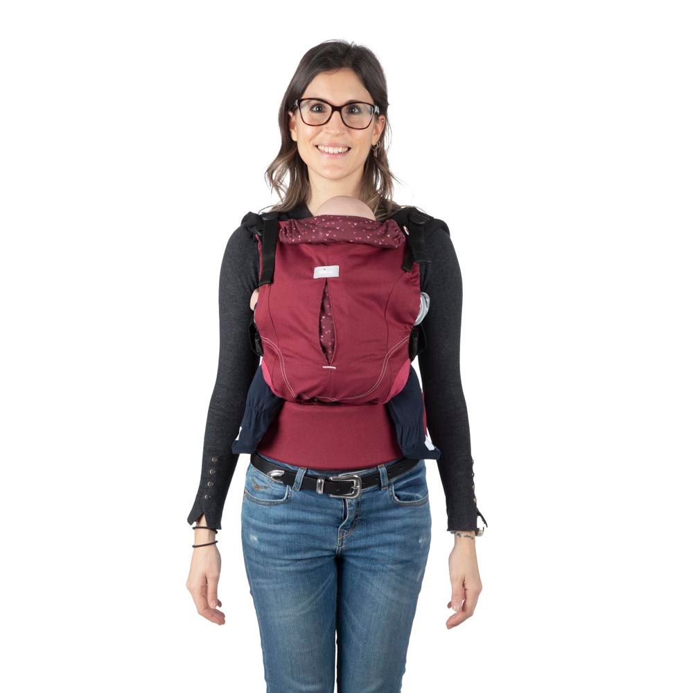 Chicco - Myamaki Fit Baby Carrier - Burgundy Power