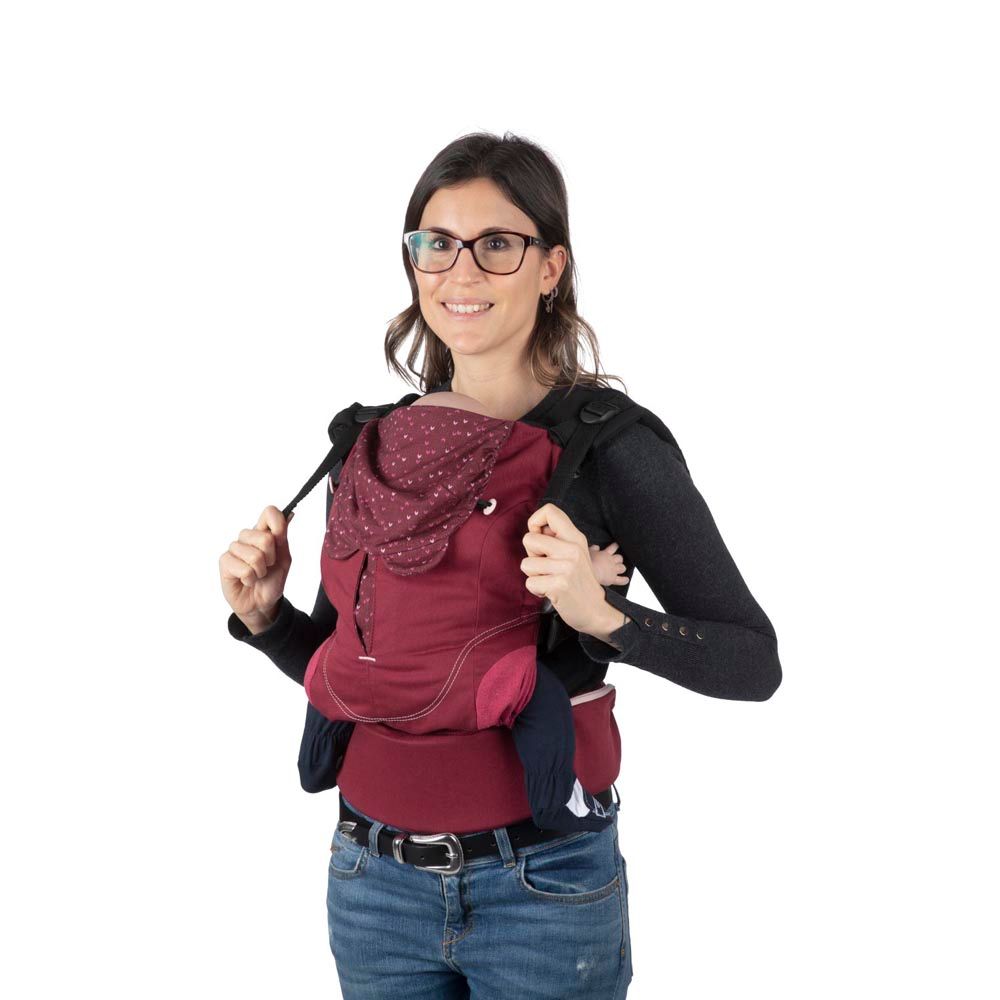 Chicco - Myamaki Fit Baby Carrier - Burgundy Power