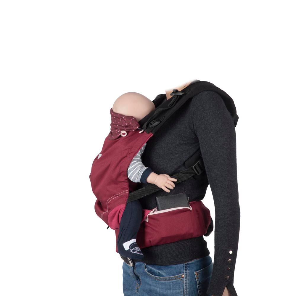 Chicco - Myamaki Fit Baby Carrier - Burgundy Power