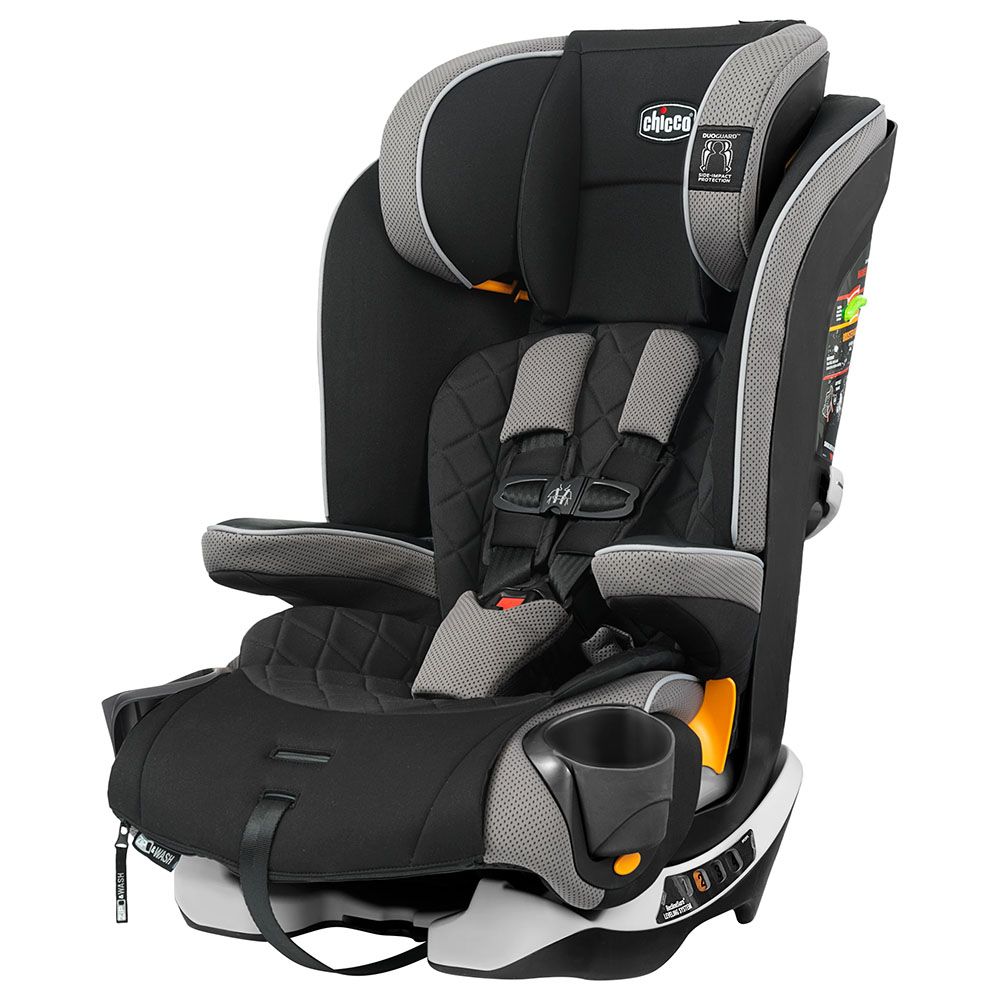 Chicco - Booster Car Seat with IsoFix System And MyFit Zip Harness - NightFall