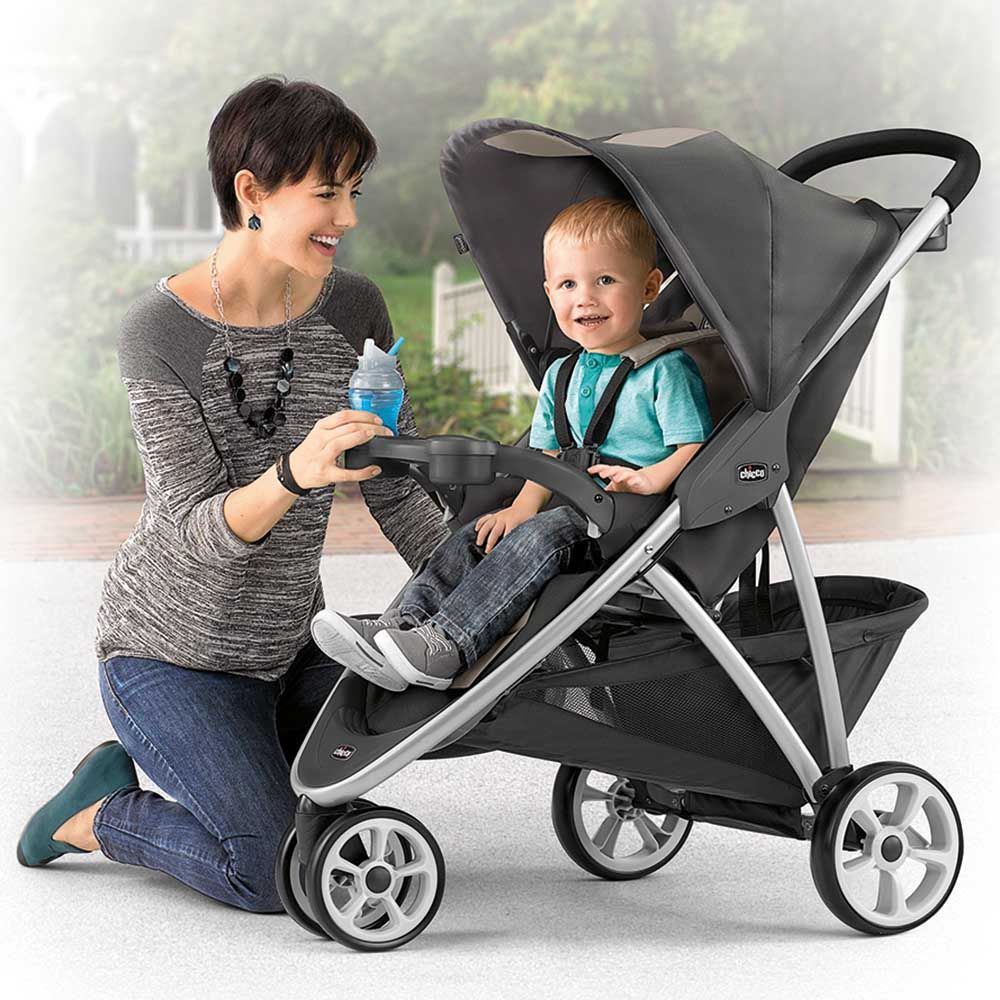 Chicco - Viaro Quick-Fold Stroller 6M-3Y - Graphite