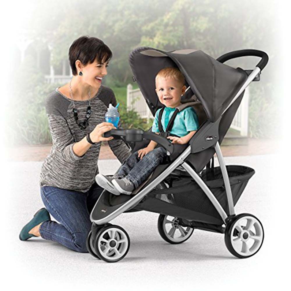 Chicco - Viaro Quick-Fold Stroller 6M-3Y - Graphite