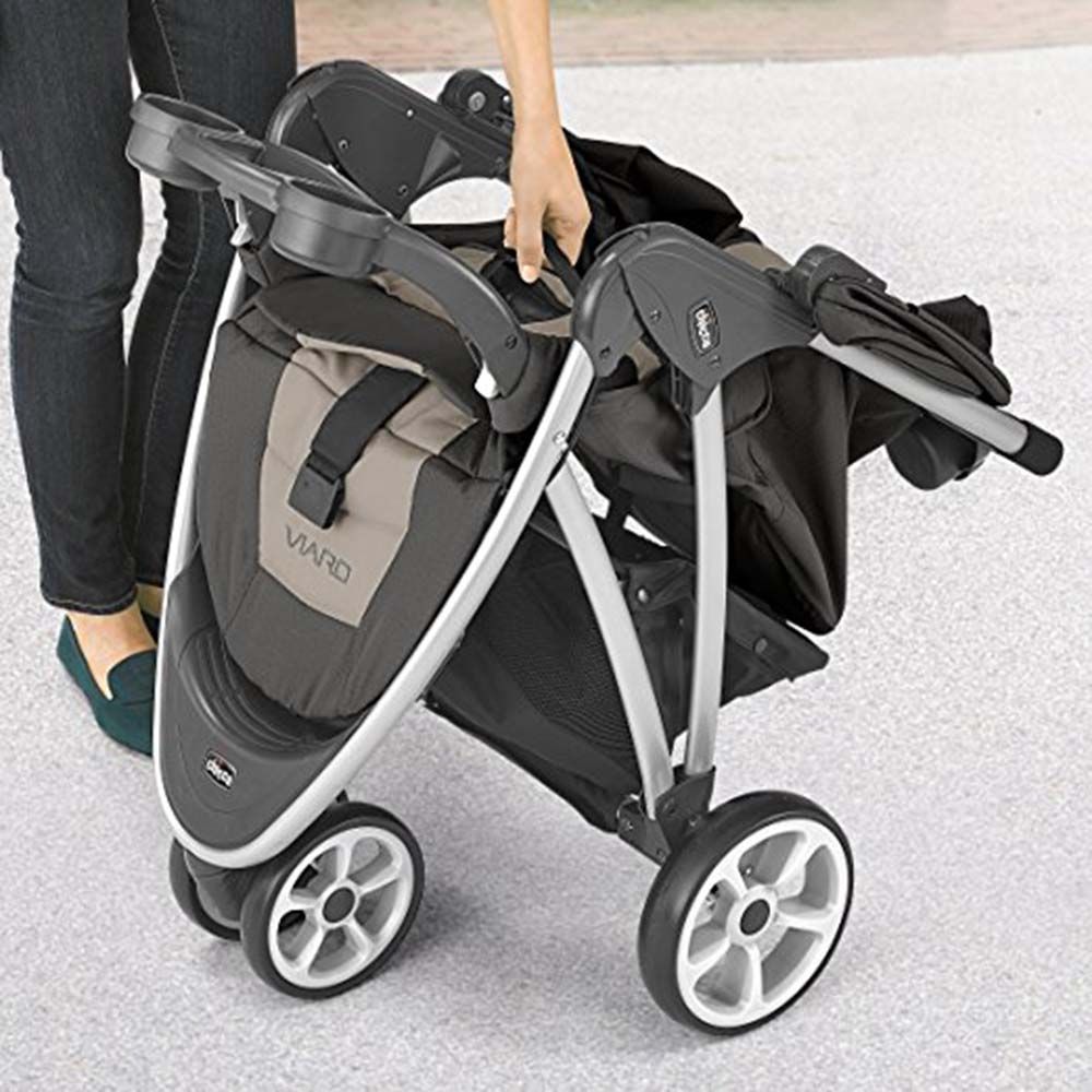 Chicco - Viaro Quick-Fold Stroller 6M-3Y - Graphite