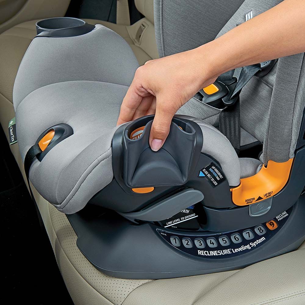 Chicco - OneFit ClearTex All-in-One Car Seat with IsoFix System - Slate