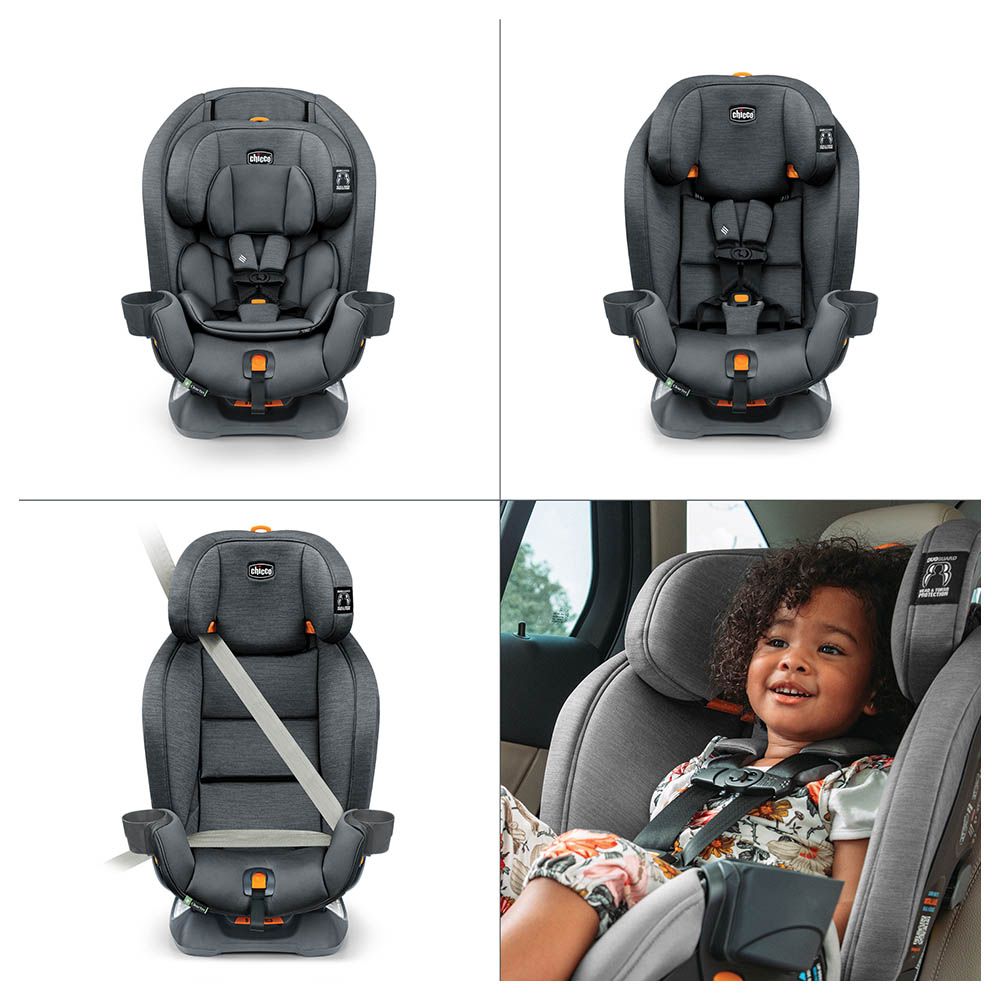 Chicco - OneFit ClearTex All-in-One Car Seat with IsoFix System - Obsidian