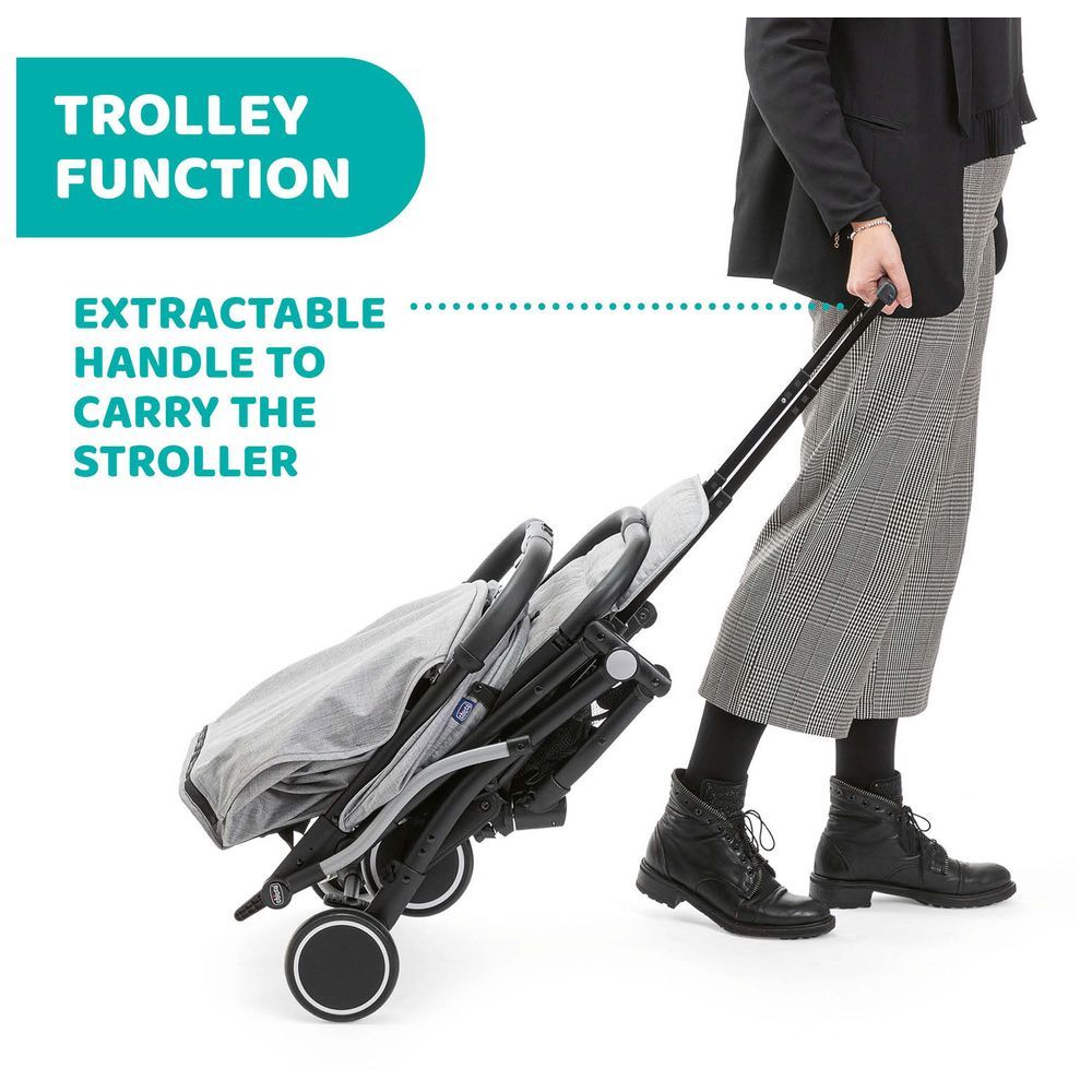 Chicco - Trolleyme Stroller - Light Grey