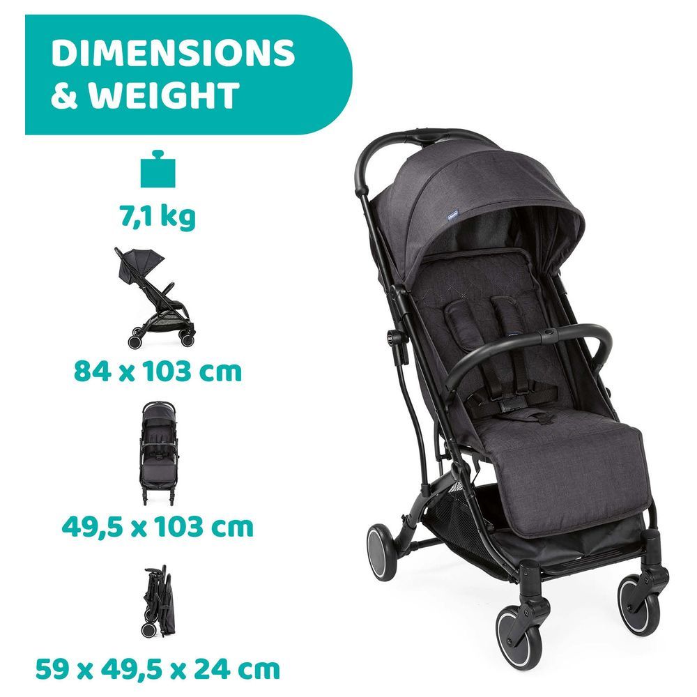 Chicco - Trolleyme Stroller - Calypso Blue