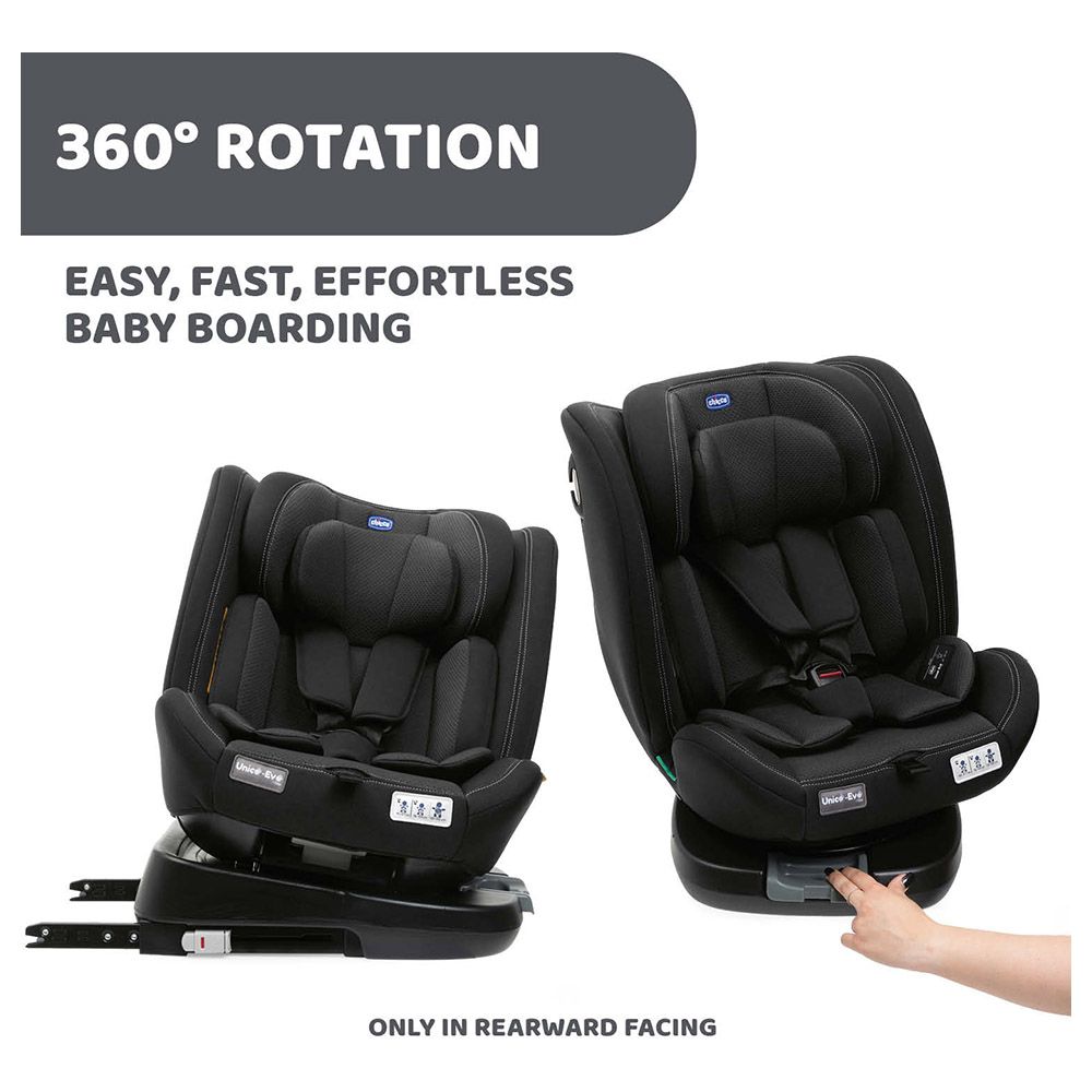 Chicco - Unico Evo I-Size Classic Car Seat - Black