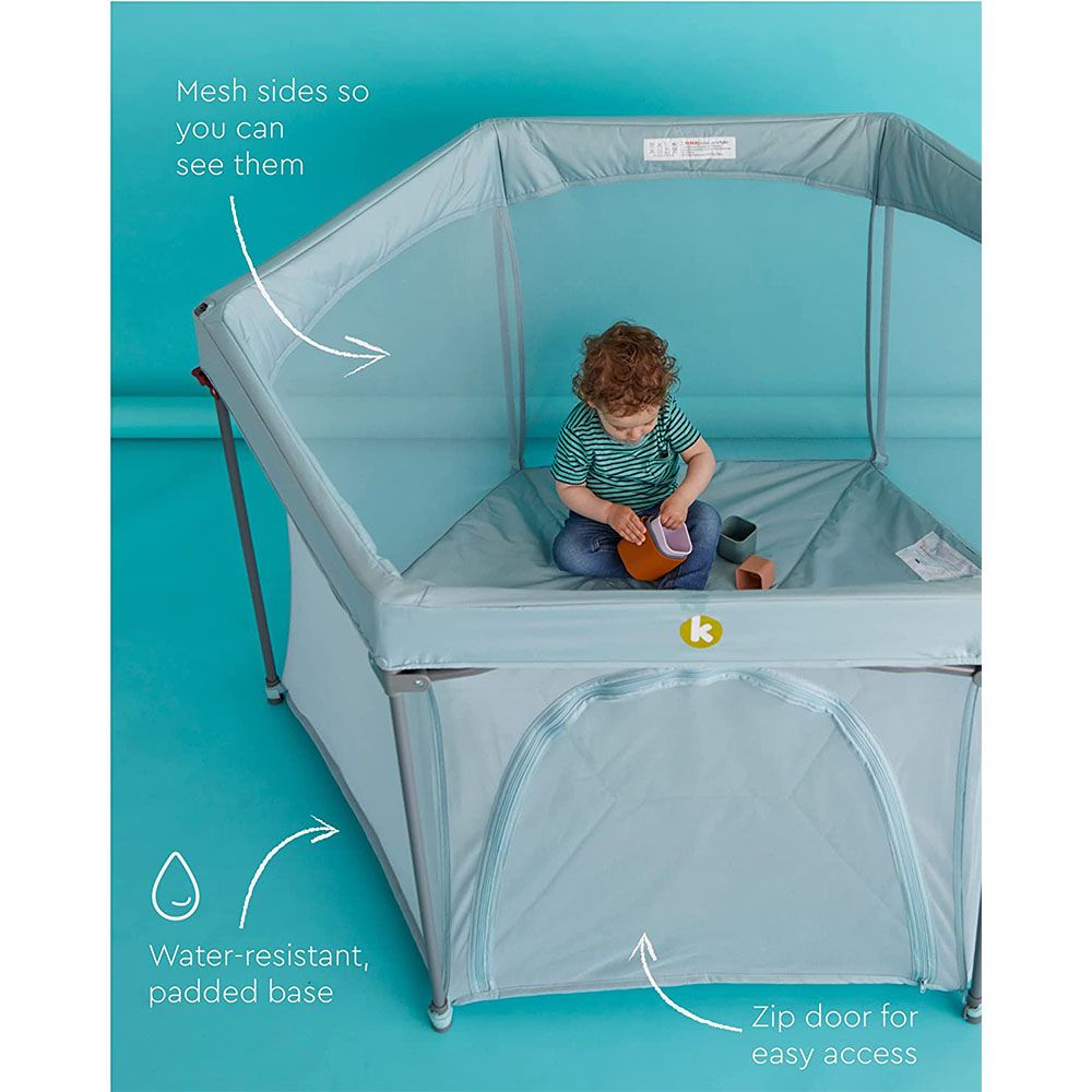 Koo-di - Happy Home Foldaway Playpen - Spring Water