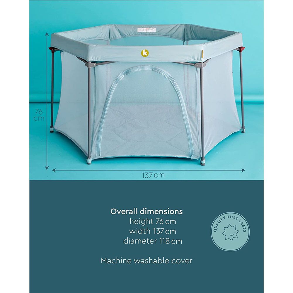 Koo-di - Happy Home Foldaway Playpen - Spring Water