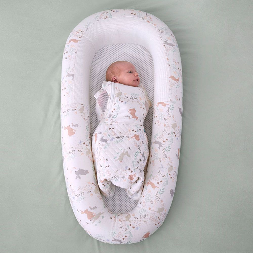 Purflo - Sleep Tight Breathable Baby Bed - Storybook Nutmeg