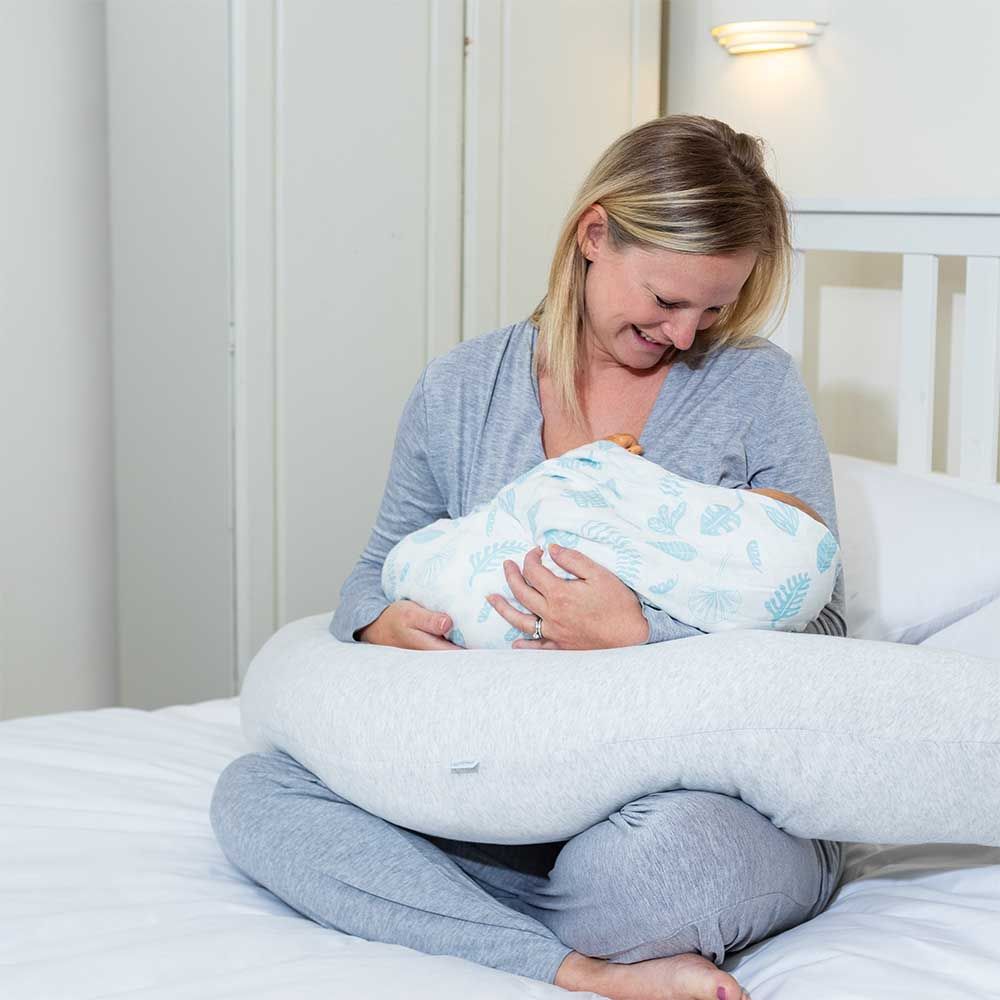 Purflo - Breathe Pregnancy Pillow for Mums - Minimal Grey