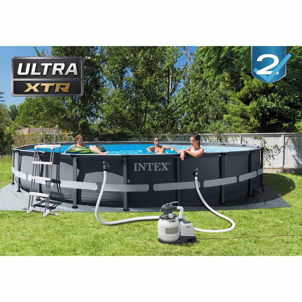 Intex - Ultra XTR Frame Pool Set - Light Grey