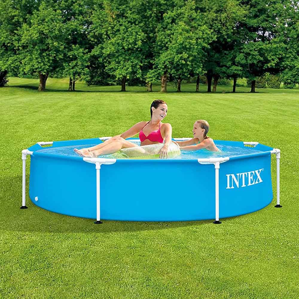 Intex - Metal Frame Pool - Blue