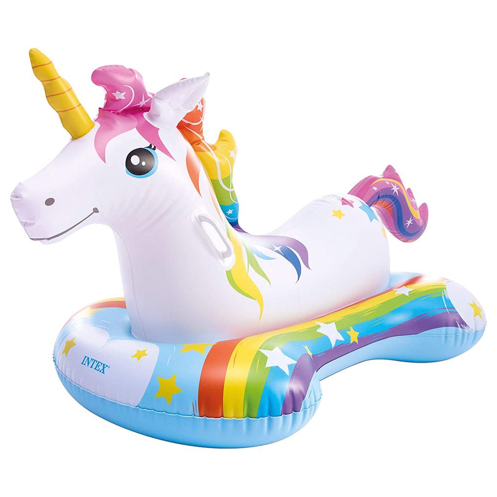 Intex - Unicorn Inflatable Ride-On - Inflatable Pool Float