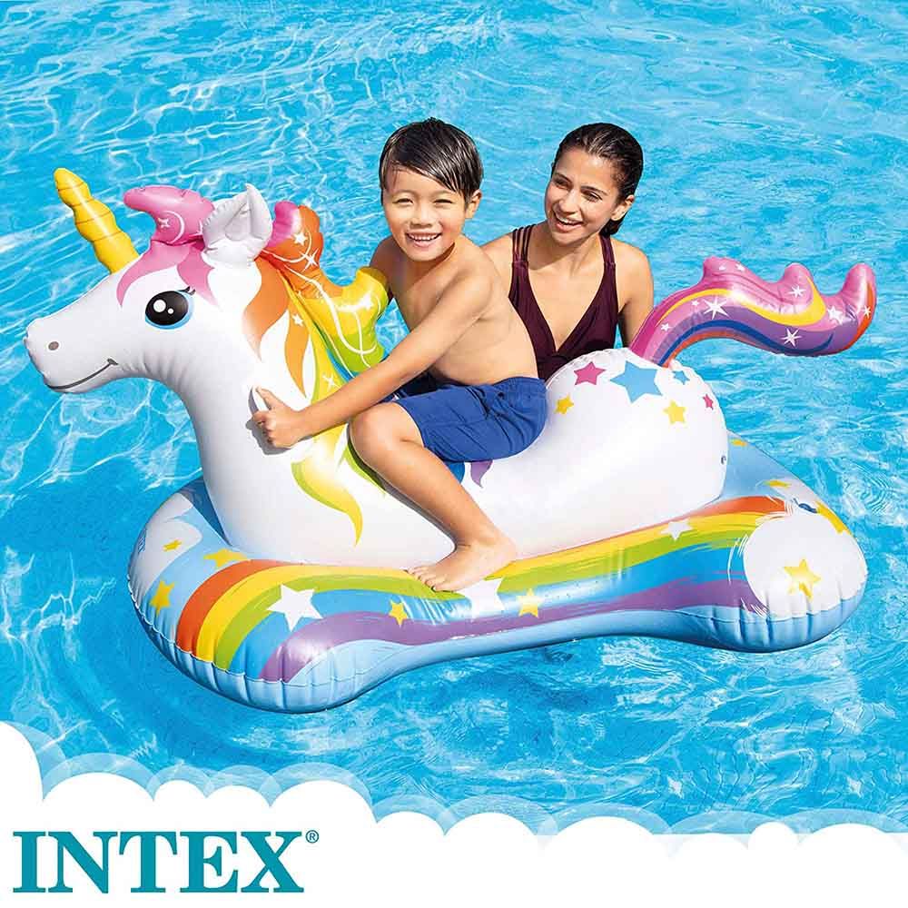 Intex - Unicorn Inflatable Ride-On - Inflatable Pool Float